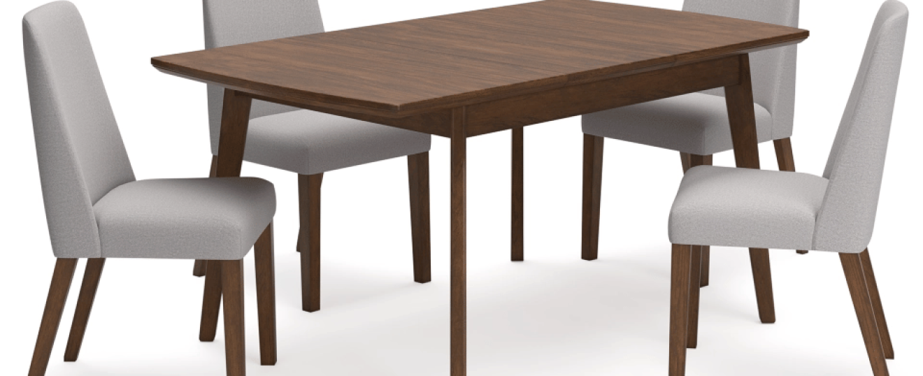 Lyncott Dining Table and 4 Chairs